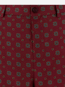 Moschino Silk Pants With Graphic Pattern