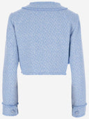 Dolce & Gabbana Rachel Wool Tweed Short Jacket