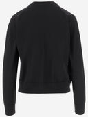Maison Kitsune' Wool Cardigan With Fox Patch