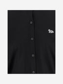 Maison Kitsune' Wool Cardigan With Fox Patch