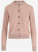 Maison Kitsune 'Wool Cardigan con Fox Patch