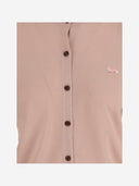 Maison Kitsune 'Wool Cardigan con Fox Patch