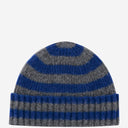 Huillin wollen beanie met gestreept patroon