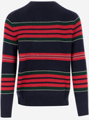 Polo ralph lauren lana e maglione cashmere con motivo a strisce