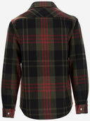 Camisa de lana de patrón de control de lana de Woolrich