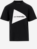 En wandel katoenen blend t -shirt met logo