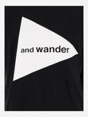 En wandel katoenen blend t -shirt met logo