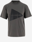 And Wander Cotton Blend T Shirt With Logo