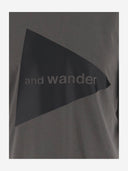 And Wander Cotton Blend T Shirt With Logo
