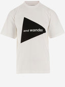 En wandel katoenen blend t -shirt met logo