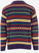 Maglione di lana Howlin con motivo geometrico