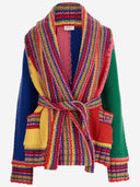 Emilio Pucci Wool Color Block Cardigan