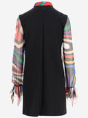 Emilio Pucci Cady Mini -Kleid mit Marmorabdrucksätzen