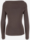 Wild Cashmere Rippes Seide und Kaschmirpullover