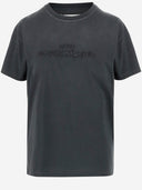 로고가있는 Maison Margiela Cotton T 셔츠