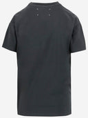 로고가있는 Maison Margiela Cotton T 셔츠