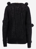 Blumarine Mohair Blend Pull avec des roses