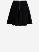 Balmain Viscose Blend Knit Skirt