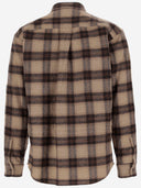 Dsquared2 Wool Blend Shirt With Check Pattern