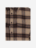 Dsquared2 Wool Blend Shirt With Check Pattern