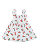 Bobo Choses Juicy Tomatoes All Over Ruffled Dress