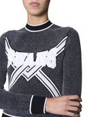 Off White Cropped Sweater