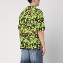 Martine Rose Green Bowling Shirt With Abstract Pattern