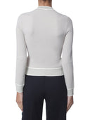 Pull court blanc blanc