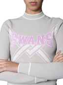 Pull court blanc blanc