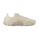 Scuba Stan Craig Green Sneakers In Grey Leather