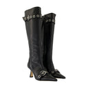 Bottes vivian aeyde en cuir noir