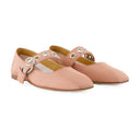 Ballerinas de ojales de Uma Aeyde Silk Pink