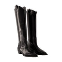 Aruna Boots aeyde leer zwart