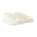 Nizza Lo sneaker y 3 in pelle bianca