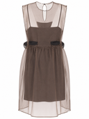 La Rose La Rose Vestito Con Sottoveste Moro