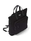 Prada Re Nylon Saffiano Leather Tote Bag