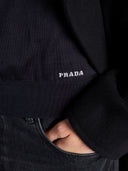 Prada Crew Neck Silk Jumper