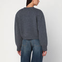 Róhe Gray Wool Cardigan