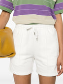 Parosh gestreifte Jersey-Shorts
