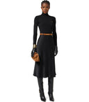 Elisabetta Franci Black Turtleneck Dress