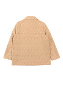 Fendi Jr Giacca Ff Canvas