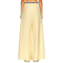 Pantalones de lana del logotipo de Stella McCartney