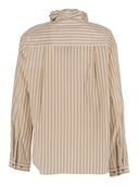 Forte Forte Camicia Con Fiocco Removibile Riga Taffetas Chic