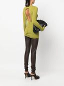 Rick Owens Rick Owens Cut Out Ribbed Jumper