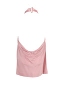 Stella Mc Cartney Satin Halterneck Top