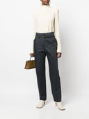 Véronique Leroy High Neck Zipped Long Sleeves Top