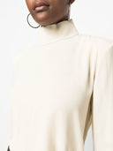 Véronique Leroy High Neck Zipped Long Sleeves Top