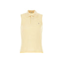 Saint Laurent Logo Sleeveless Polo