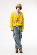 Lc23 Perforated Cardigan