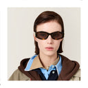 Miu Miu 0 Mu 11 Ws Miu Glimpse Marrone